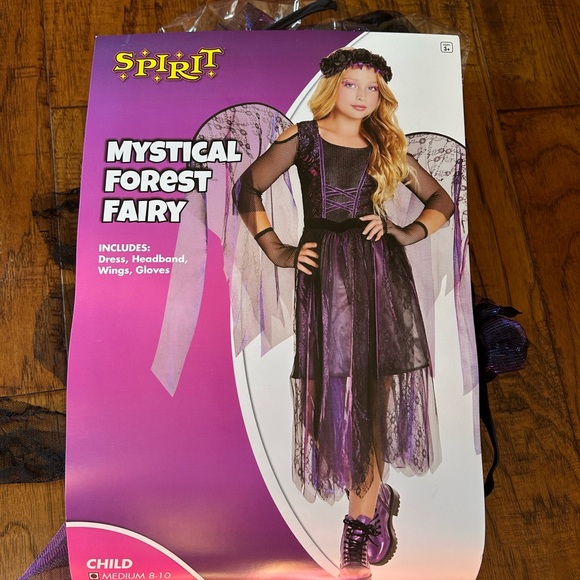 Spirit Purple and Black Fairy Costume for Kids - Picture 2 of 2